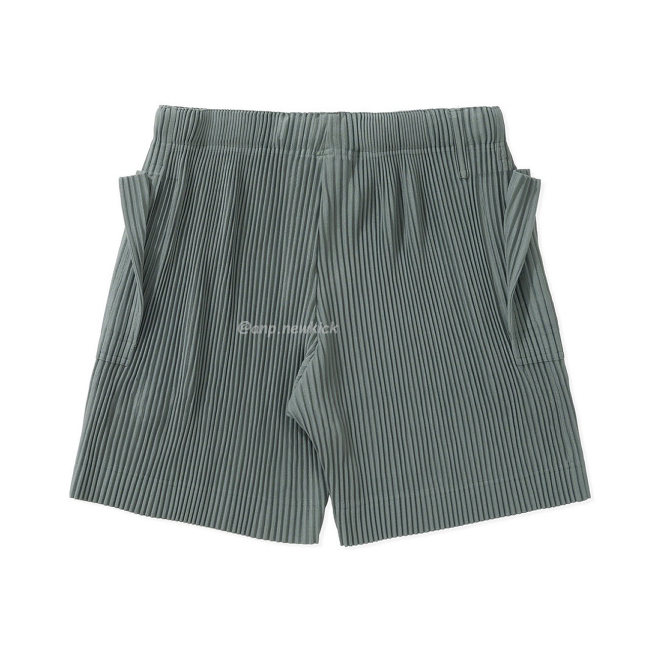 Homme Plissé Issey Miyake Flip Shorts Black Green (8) - newkick.app